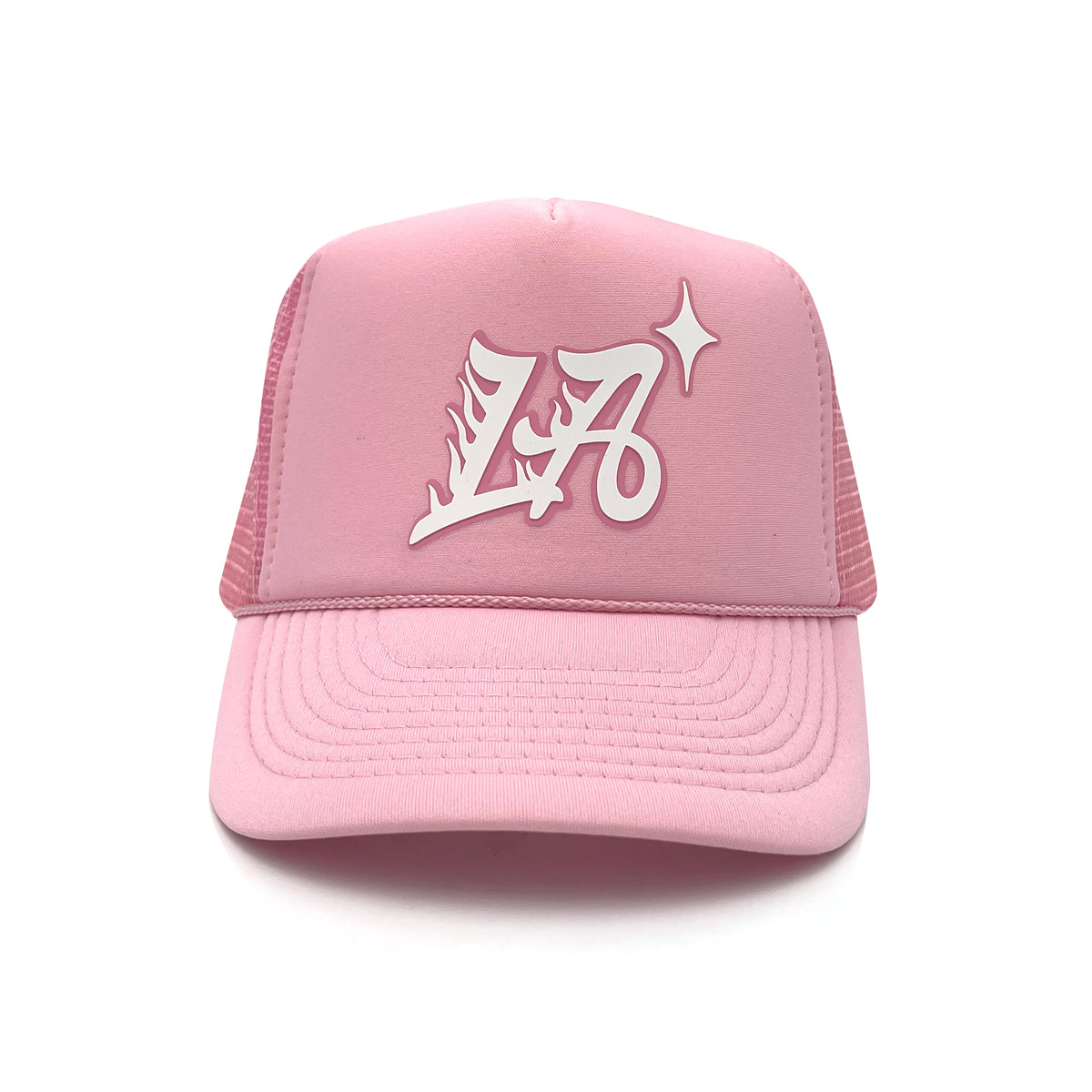 Trailblazer Trucker Hat (Pink) – Product of LA