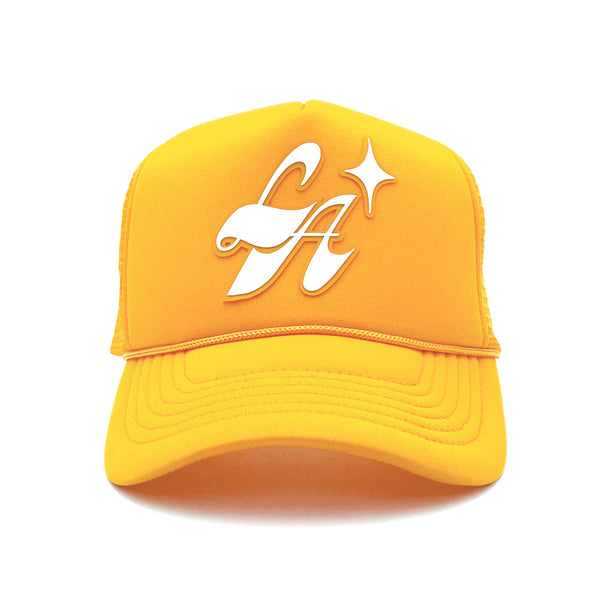 L.A. North Star Trucker Hat (Gold)