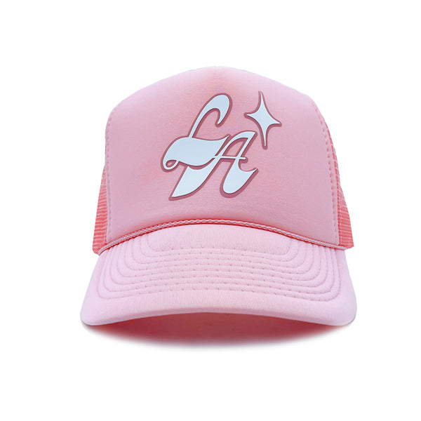 L.A. North Star Trucker Hat (Pink) – Product of LA