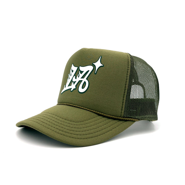 Trailblazer Trucker Hat (Olive)
