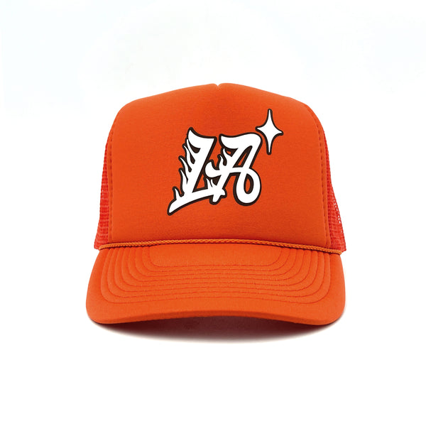 Trailblazer Trucker Hat (Orange)