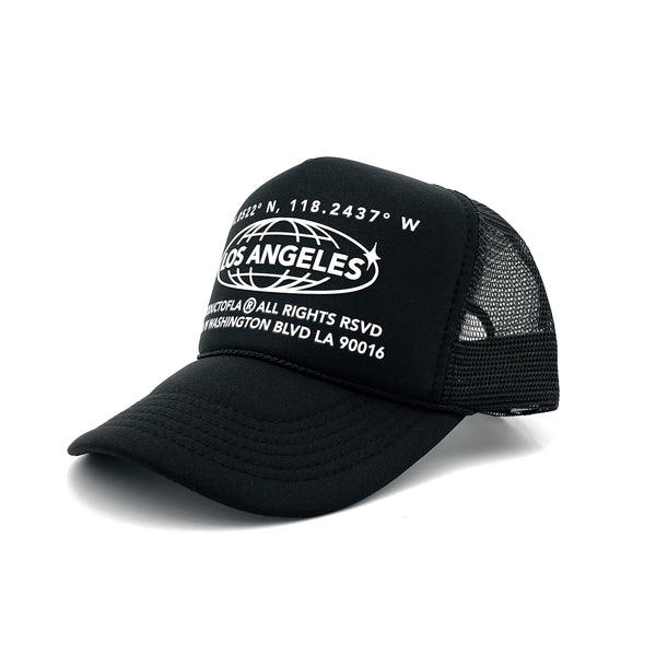 LA Coordinates Trucker (Black)