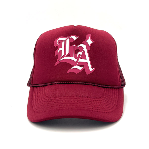 OG L.A. Trucker Hat (Burgundy)